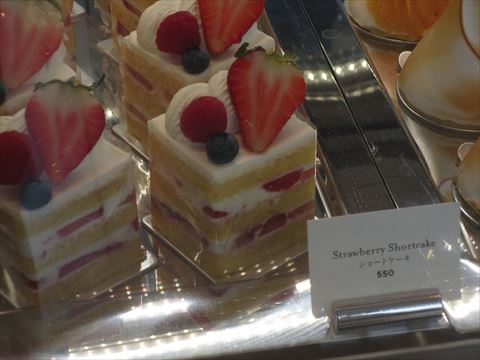 アンダーズ東京のケーキ
